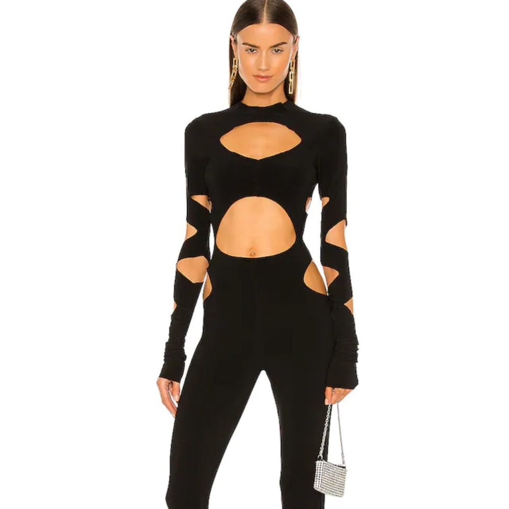 Norma Kamali Black Catsuit